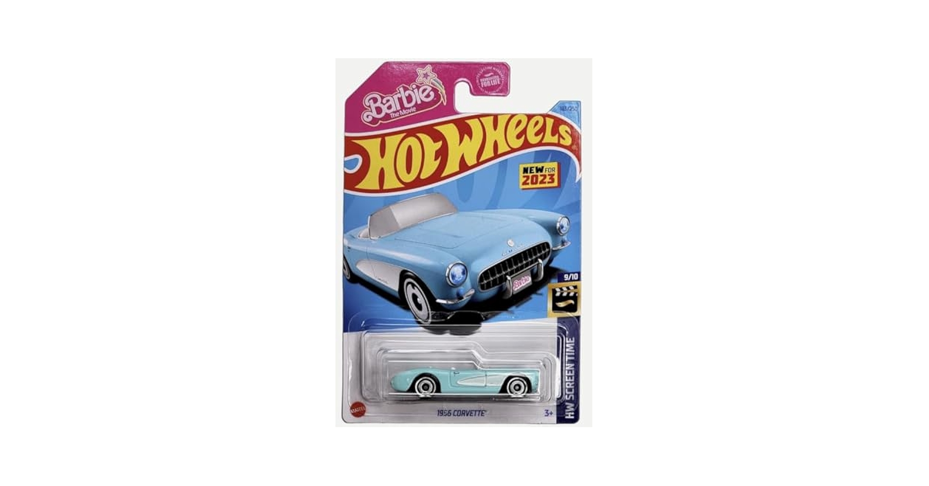 ミニカー Hot Wheels 1956 Corvette HW Screen Time Hot Wheels 1956 Chevy Chevrolet Corvette Die-Cast Car HW
